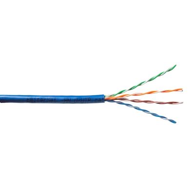 Emiter Net UTP (U/UTP) cat.5e cable, stranded, 4x2x24AWG, PVC, blue