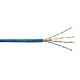 Emiter Net UTP (U/UTP) cat.5e cable, stranded, 4x2x24AWG, PVC, blue