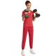6. adidas Train Essentials 3-Stripes Woven Women's Pants Red KF8554
