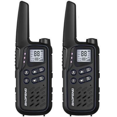 12. Baofeng BF-T25E walkie-talkie black, 2 pieces