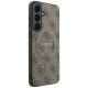 4. Guess Embossed 4G Ring Classic Logo MagSafe Case for Samsung Galaxy S26 FE – Brown