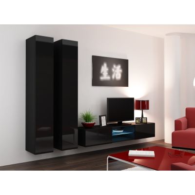 7. VIGO full display cabinet '180' 180/40/30 black/black half