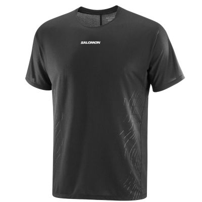 Salomon Sense Aero SS Tee Gfx M LC2699800 Black 2XL