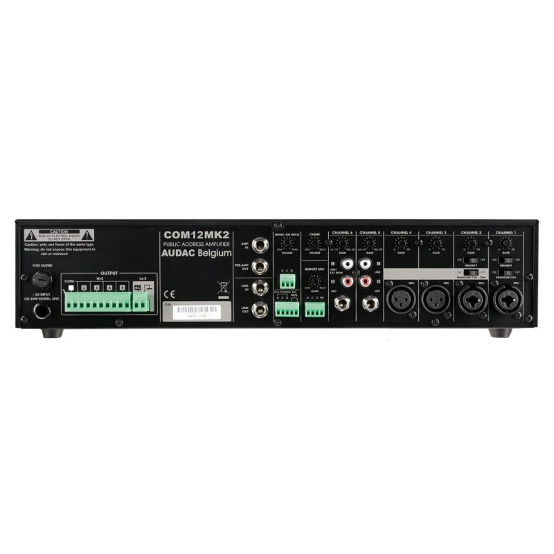 2. AUDAC AMPLIFIER 120W 100V MK2 VERSION