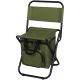 FISHING CAMPING FOLDING CHAIR GREEN WITH BAG UNDER THE SEAT 35x28x58CM