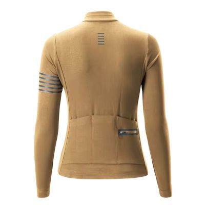 2. Rockbros YPW065 TVI Women's Long Sleeve Cycling Jersey Fall/Winter L - Yellow