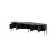 2. TV cabinet VERA 190x40x50 black matt