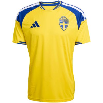 2. Men's adidas Sweden 26 Home Jersey yellow and blue JM5814