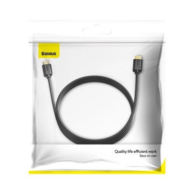 20. Baseus Cable HDMI 2.0 4K 60 Hz 3D HDR 18 Gbps 3 m black (CAKGQ-C01)