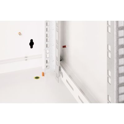 14. 19-inch 16U Digitus wall-mounted cabinet 820x600x600 mm, gray (RAL 7035)