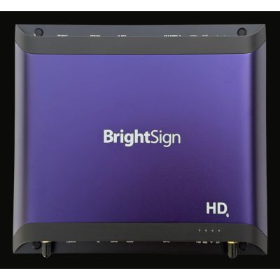 BrightSign HD1026 Media Player Black 4K Ultra HD 3840 x 2160 px Wi-Fi