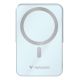 4. Verbatim Charge 'n' Go Magnetic Wireless Lithium Polymer (LiPo) 10000 mAh Wireless Charging Blue