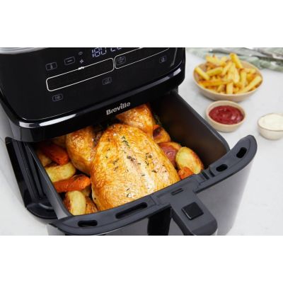 9. Breville VDF133X Air Fryer Steam Air Fryer