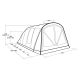 2. Outwell Florida 5 Air 5 Person Green Tunnel Tent
