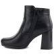 8. Women's ankle boots with a block heel and platform, insulated, black, M.Daszyński AF125B-1