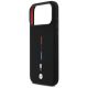 6. BMW M Silicon Tricolor Line MagSafe Case for iPhone 17 Pro Max - Black