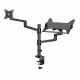 5. GEMBIRD ADJUSTABLE DESK ARM/MONITOR HOLDER + NOTEBOOK STAND 17-32, VESA 100X100MM, UP TO 8 KG