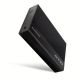 AXAGON EE35-GTR USB-C 3.2 Gen 1 - SATA 6G, 3.5" External Hard Drive Enclosure, Grooved - Black