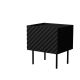 Bedside table 2 pcs LUCCA 47x40x52 black