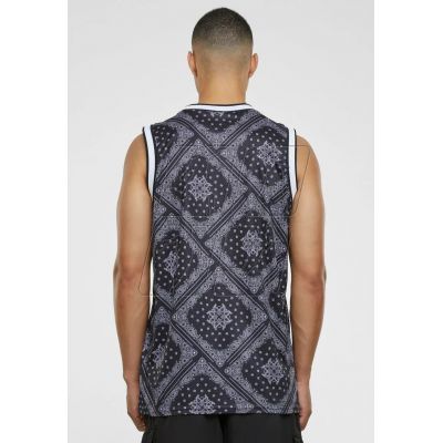 6. Karl Kani Woven Signature Paisley Basketball Tank M 6031440