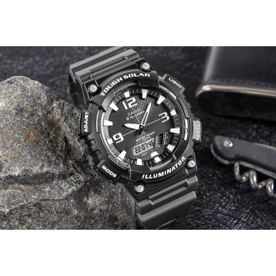 5. Men's Watch CASIO SOLAR AQ-S810W-1AVEF + BOX