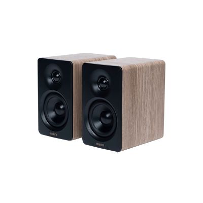 Edifier M60 (504778) 66W 2.0 Speakers, Oak Brown, Black