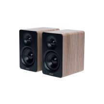 Edifier M60 (504778) 66W 2.0 Speakers, Oak Brown, Black