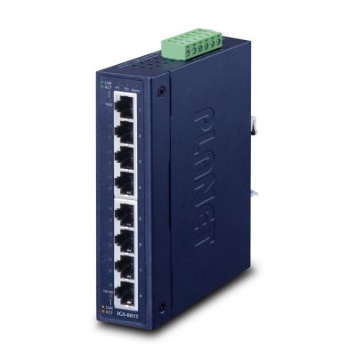PLANET IGS-801T Network Link Unmanaged L2 Gigabit Ethernet (10/100/1000) Blue