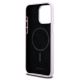 7. DKNY Liquid Silicone Small Metal Logo MagSafe Case for iPhone 14 Pro Max - Pink