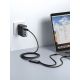 13. Joyroom Speedy Series S-A21 2in1 USB-C - USB-C / USB-C cable 100W 1.5m - black