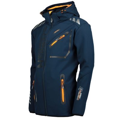 7. Men’s Softshell Jacket Geographical Norway ROYAUTE MEN ASS A BS2 056 (WT1804H/GN-NAVY / ORANGE)