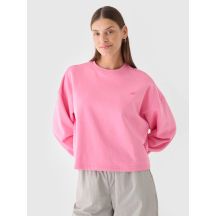 Women's sweatshirt without zipper and hood 4F 4FWAW24TSWSF1305-54S