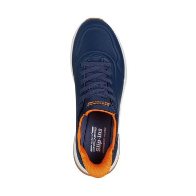 8. Skechers Bobs Squad 4 Direct Step Men's Shoes Navy Blue 118424 NVY
