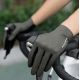 8. Rockbros Breathable Full Finger Cycling Gloves, Size: S - Green