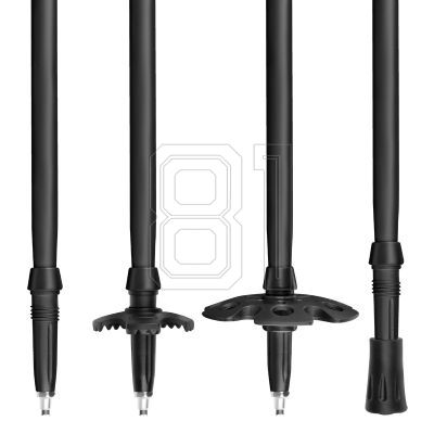 3. Spokey Zodiac trekking poles 105-135 cm three-segment SPK-944819