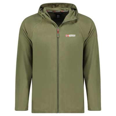 2. Men’s fleece jacket Geographical Norway TUGOOD KAKI DB MEN 233 (WZ3332H/GN-KAKI)