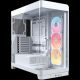 3. Corsair FRAME 4500X LX-R RGB Tempered Glass Mid-Tower Case, White
