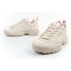 8. Fila Disruptor women's shoes sports sneakers fashionable beige comfortable