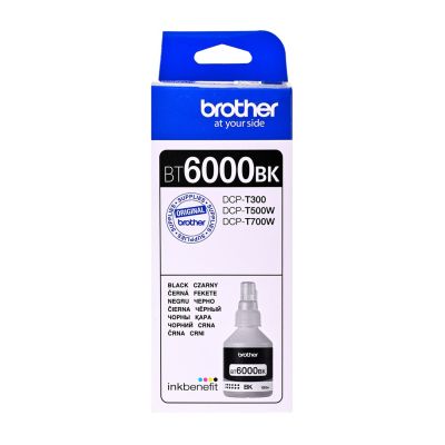 3. Brother black ink cartridge BT6000BK=BT-6000BK, 6000 pages