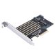 M.2 NVMe to PCI-E 3.0 x4 Expansion Card