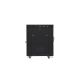 4. LANBERG FLOOR RACK CABINET 19" 15U 600X800 GLASS DOOR LCD BLACK FF01-6815-12BL (FLAT PACK)