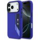 BMW M Silicon Vertical Logo MagSafe Case for iPhone 17 Pro - Navy Blue