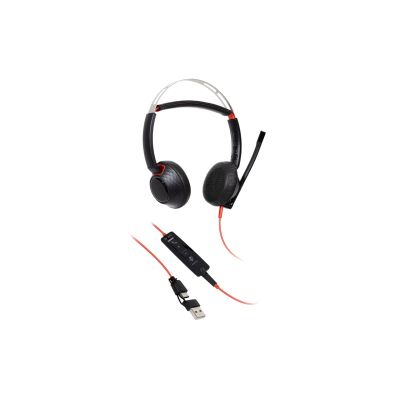 142. POLY Blackwire 5220 8X231AA Over-Ear Headphones