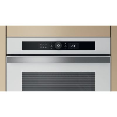 7. Built-in oven WHIRLPOOL WOI4S8HM2SWA white Hydrolysis Steam+ SoftClosing AirFry