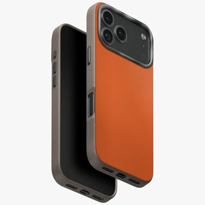 Uniq Lyden DS Case for iPhone 17 Pro Magclick Charging - Orange-Gray