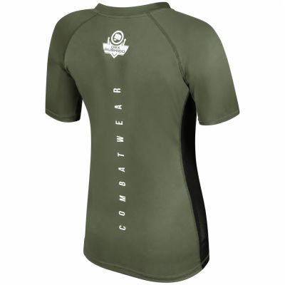 7. ARMY GREEN COMBATWEAR women's rashguard | DBX Bushido