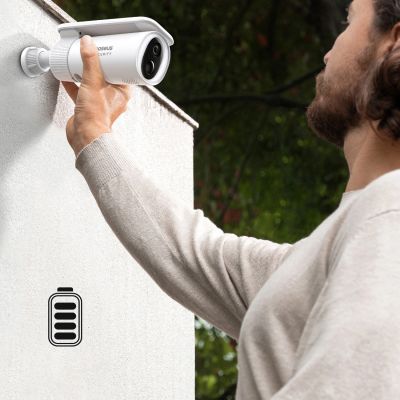 8. Baseus Security S1 2K Outdoor Camera – White