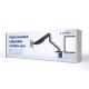 14. GEMBIRD DESK ADJUSTABLE ARM/MONITOR HOLDER 17-32, VESA 100X100MM, UP TO 9 KG, GRAY