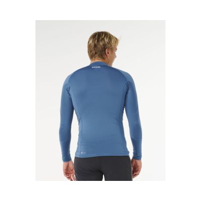 2. Men's Lycra RIP CURL Waves Upf Perf L/S blue