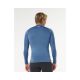 2. Men's Lycra RIP CURL Waves Upf Perf L/S blue